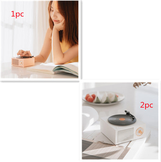 RetroSound Wireless Mini Phonograph – Bluetooth-Compatible Portable Speaker