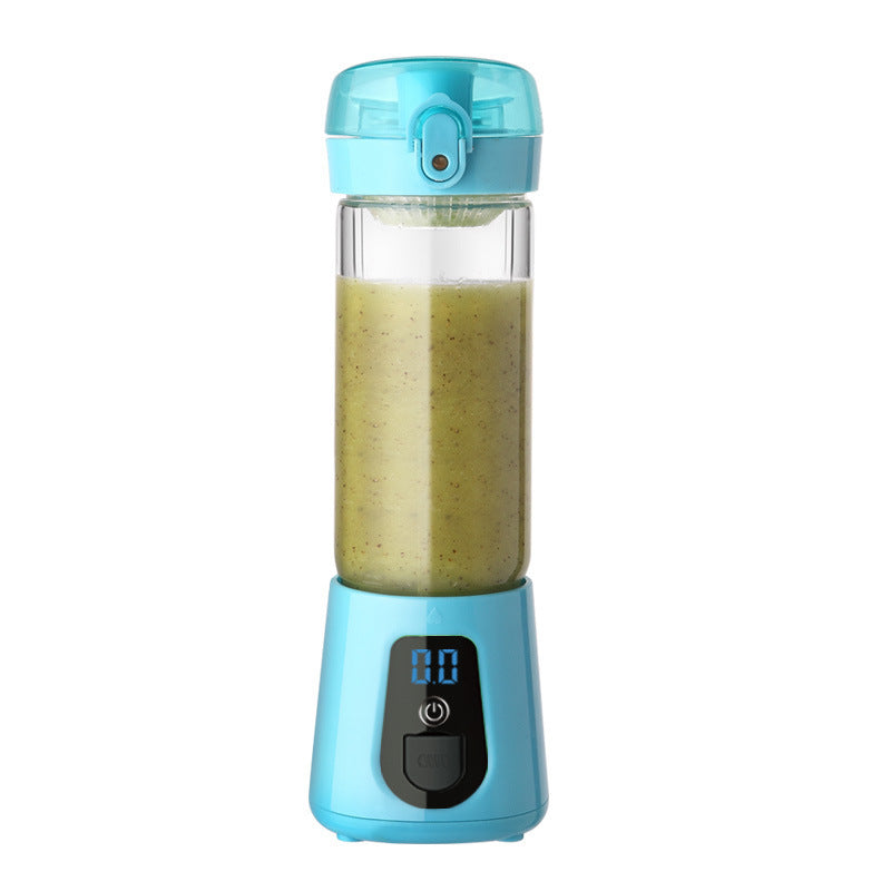 JuiceGo Mini Electric Juicer Cup – Portable Glass Charging Juicing Machine for Fresh & Healthy Drinks