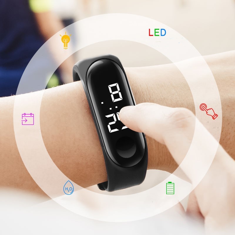 AquaLux Touch LED Smartwatch