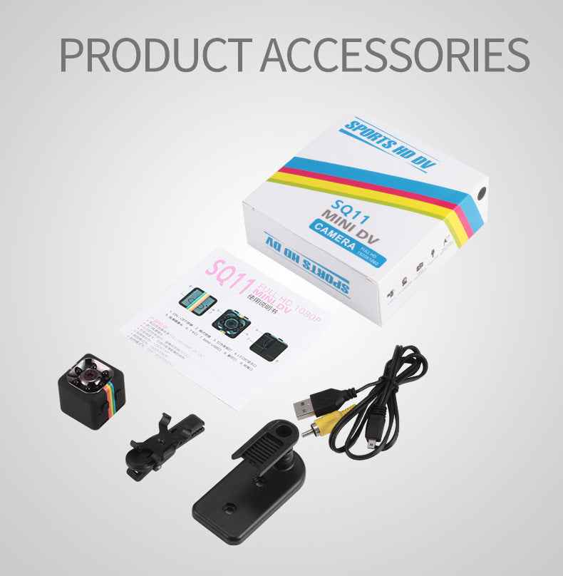 The StealthCam™ SQ11 HD 1080P Mini Camera