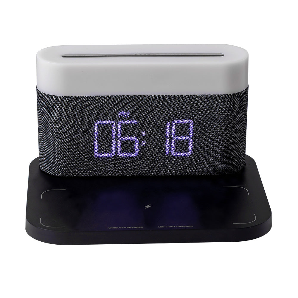 LumaCharge™ Wireless Charger Clock & Night Light