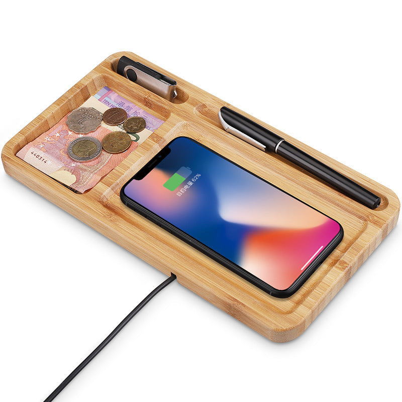 EcoCharge™ Bamboo Wireless Charger