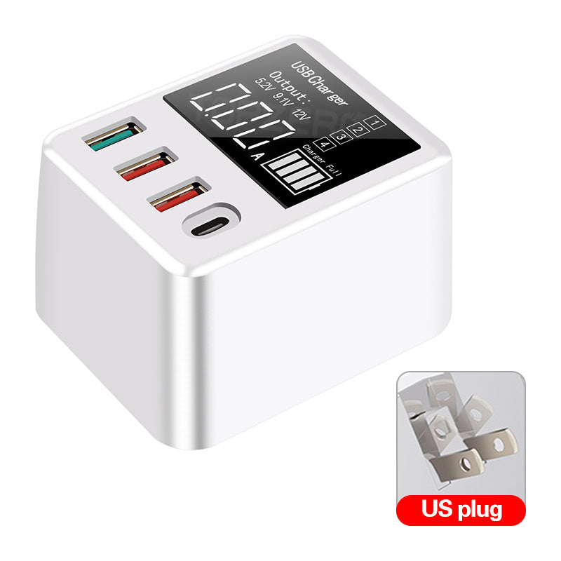 VoltVoyager 4-Port Travel Charger