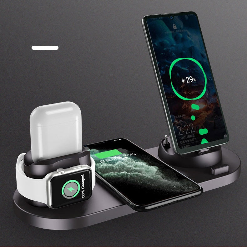 LumaCharge LED Alarm Clock & Magnetic Wireless Charger