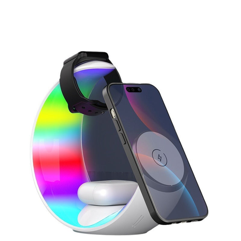 LumaCharge 4-in-1 Wireless Ambience Light & Night Lamp Charger