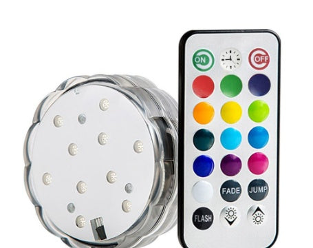 AquaGlow™ – Colorful Underwater Waterproof Highlight Lights with Remote Control