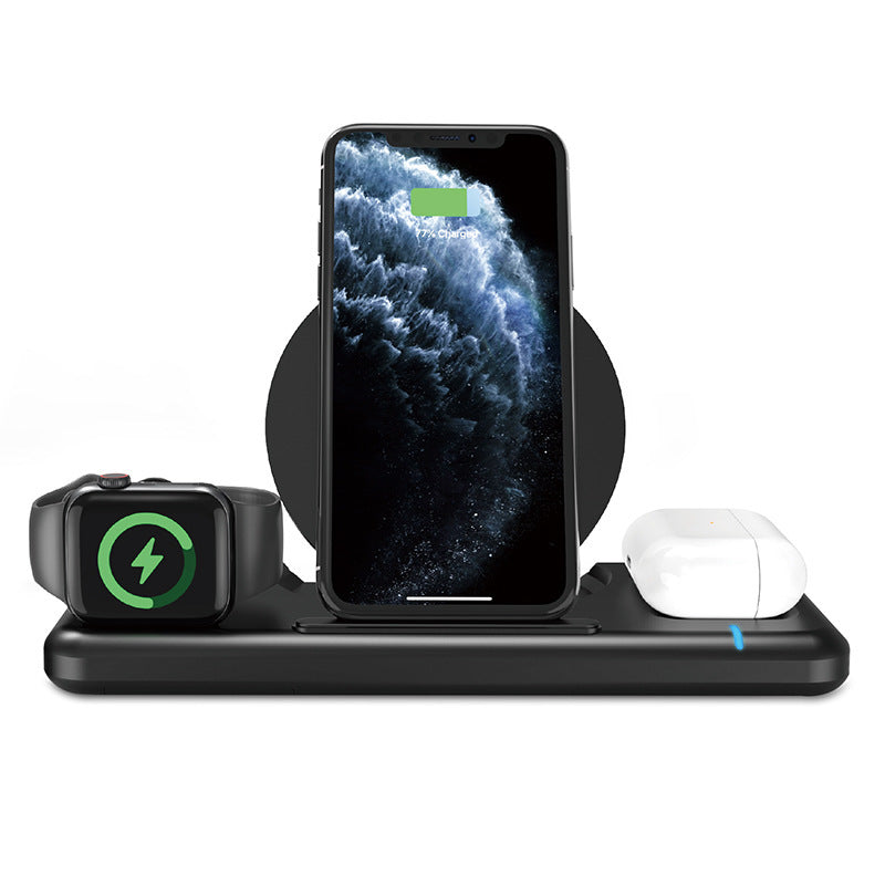 TriMagna™ Qi: Magnetic Qi Three‑in‑One Wireless Charging Station