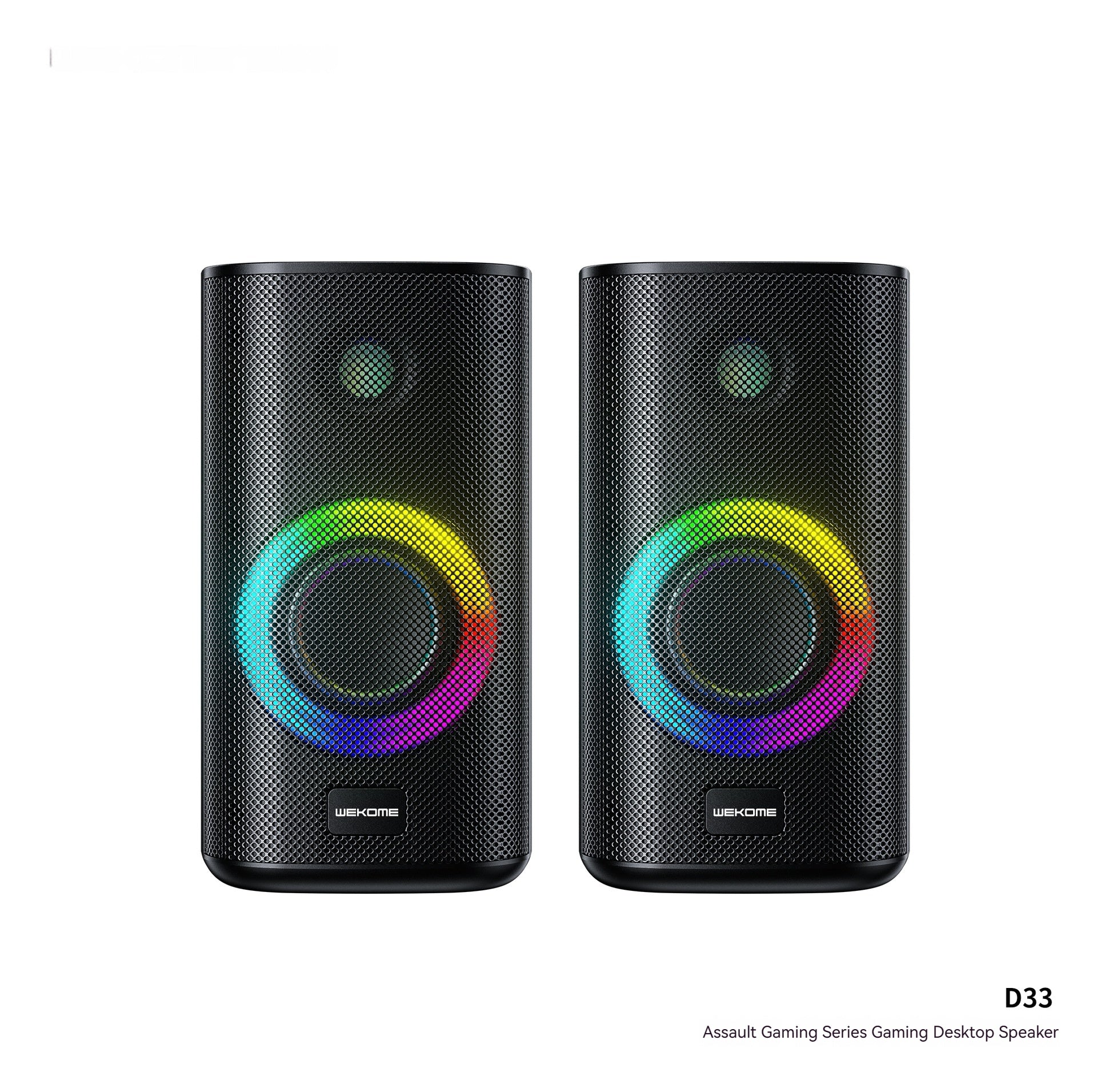 PulseFire Duo – Colorful E-Sports Bluetooth Desktop Speakers