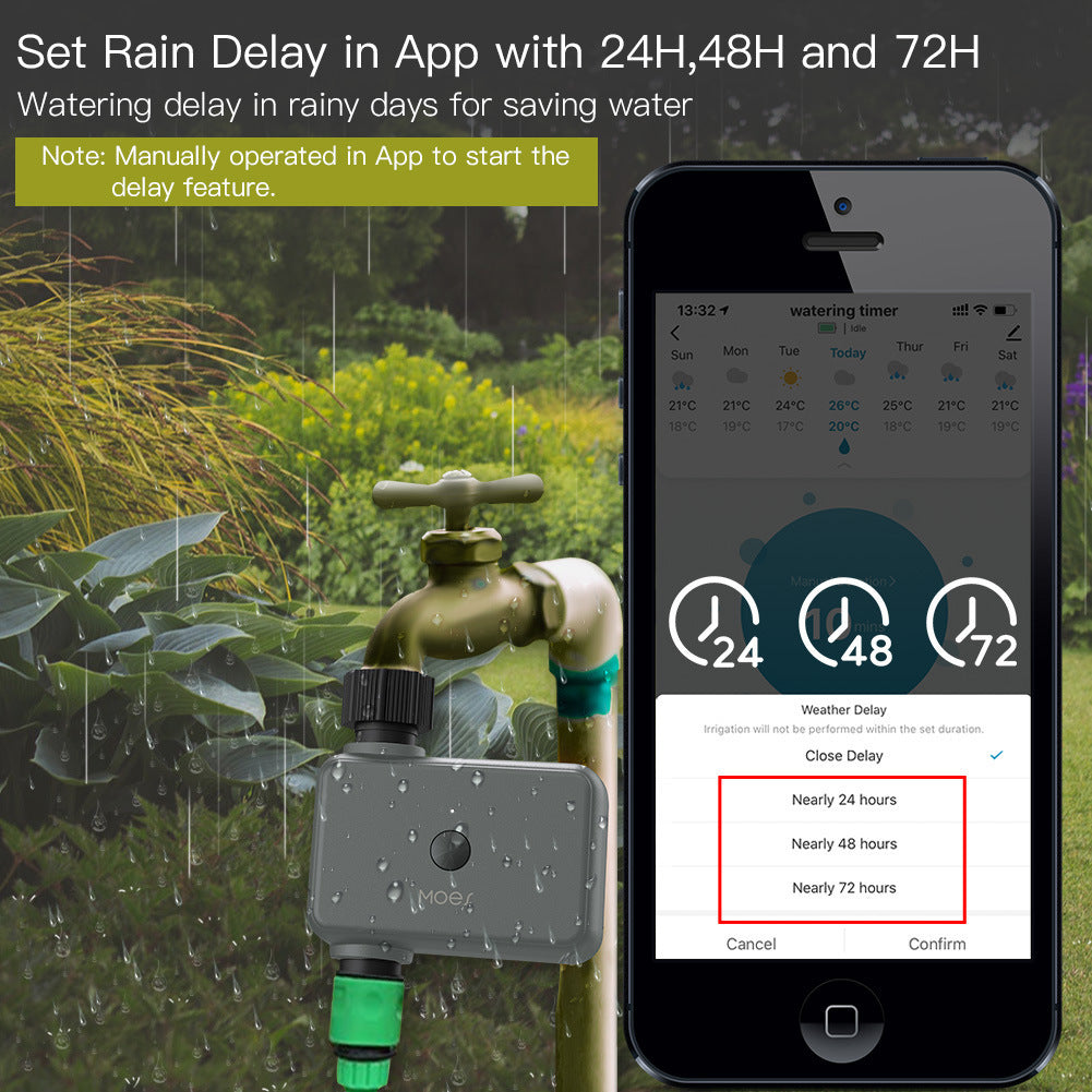 AquaBloom™ Bluetooth Smart Sprinkler Timer