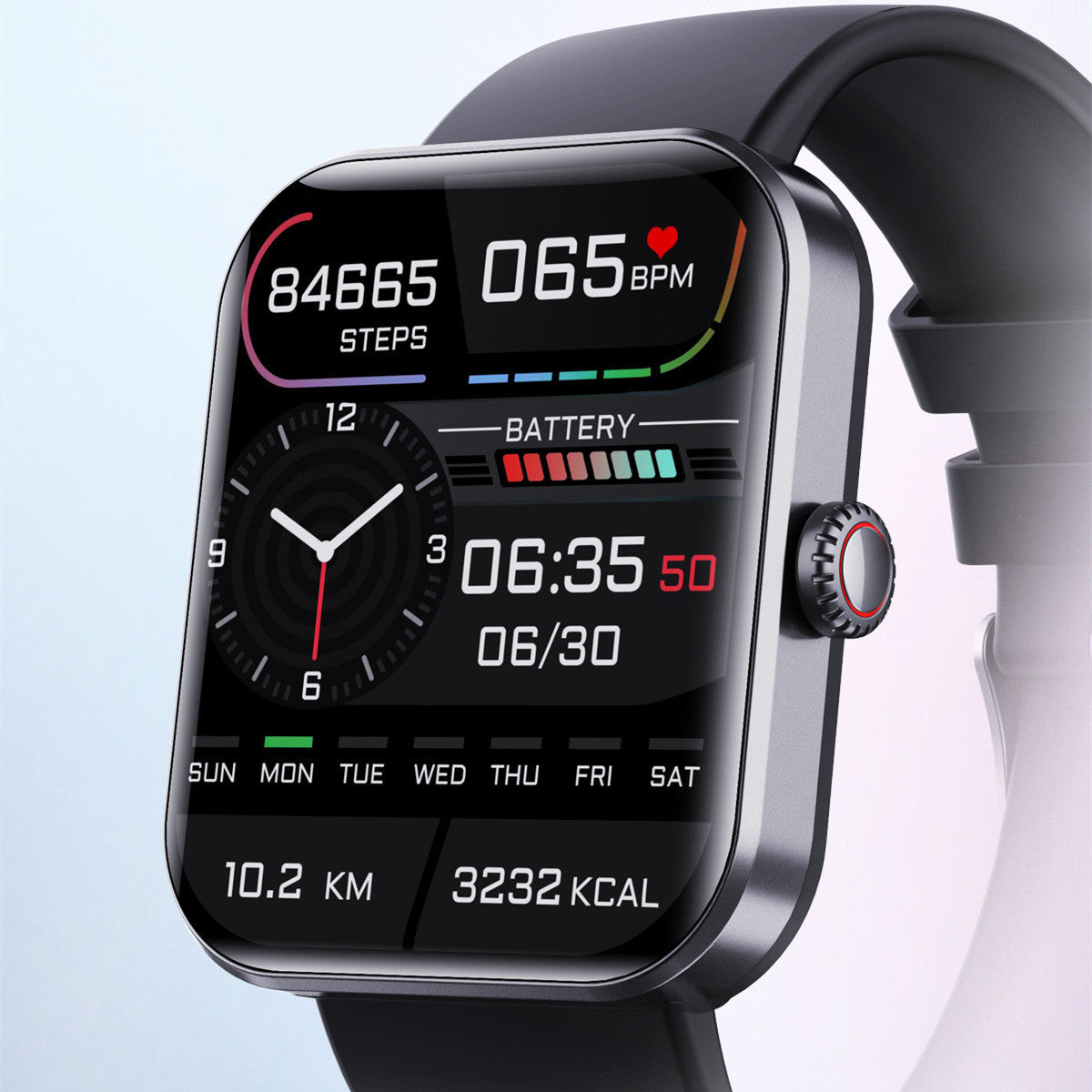 F57L PulseGuard – Sports Watch with Heart Rate & Blood Pressure Monitor