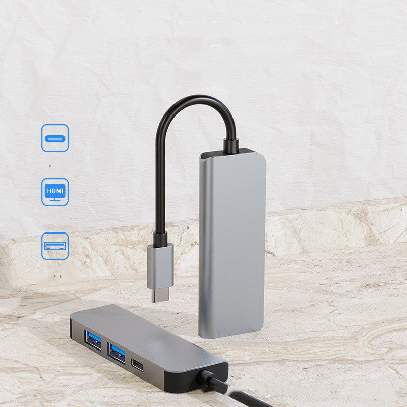 PowerDock Pro 4K – 4-in-1 USB-C Hub & Docking Station
