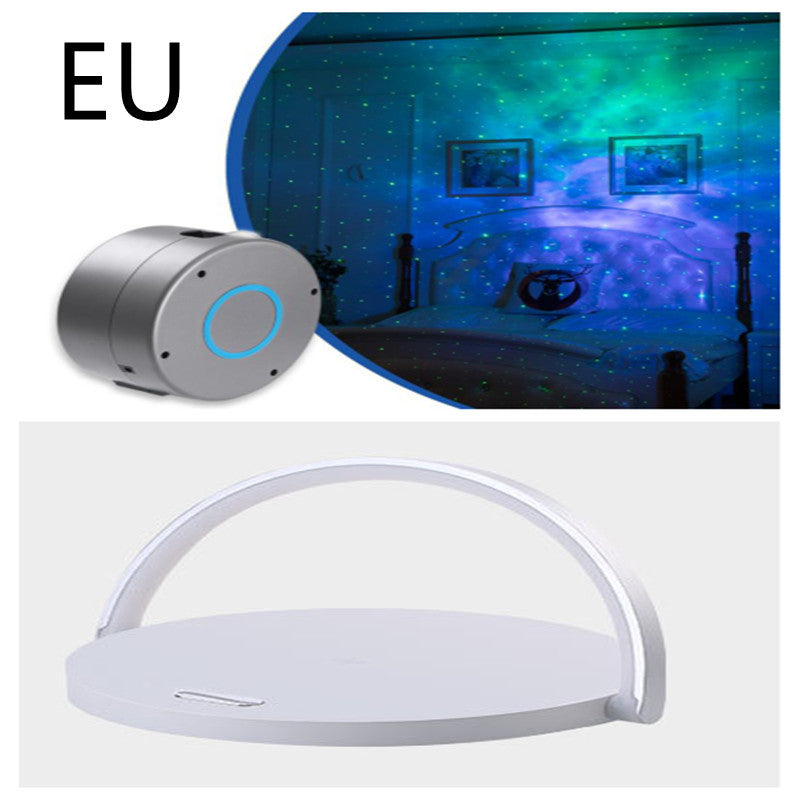 The GlowCharge Qi Wireless Charging Table Lamp