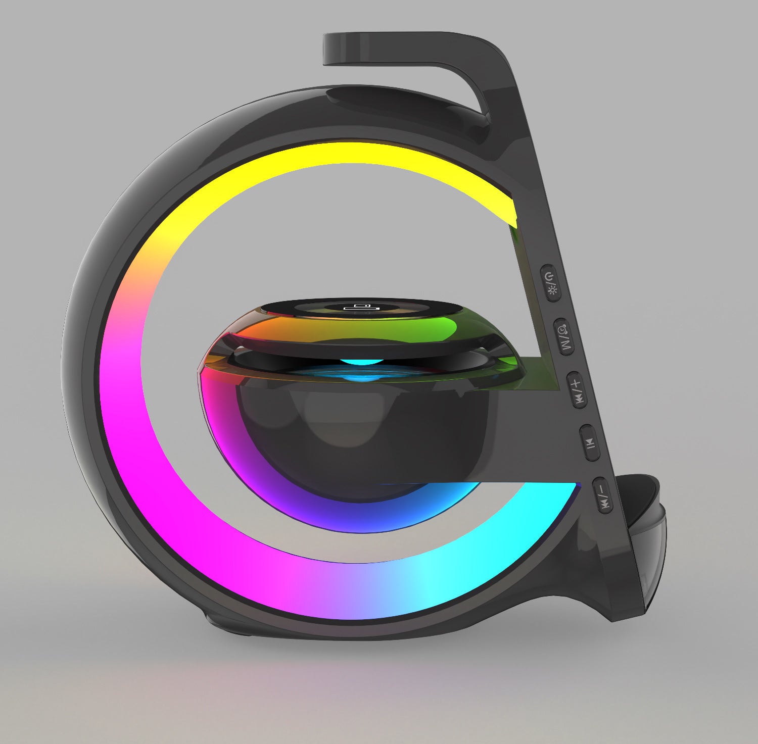 The Radiance Pro™: 6-in-1 Bluetooth Speaker & Wireless Charging Hub