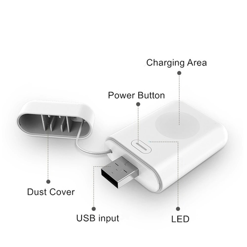 PowerSync iCharge – The Ultimate Wireless Charger Power Bank for Apple Devices