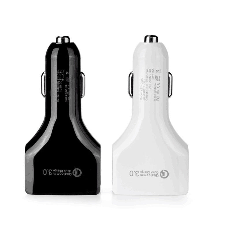 TurboCharge QC3.0 Car Charger – Fast Charging for On-the-Go with 2.0 & QC3.0 Technology