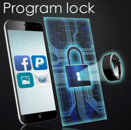 Smart Ring Wearable Device Multifunctional Black High-tech