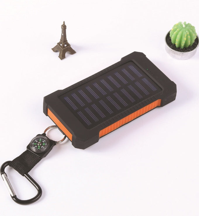 SolarNav Pro – Outdoor Waterproof Compass & Solar Power Bank