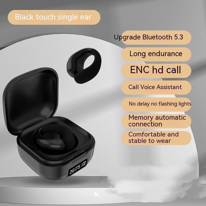 Ecliptix™ LED Digital Display Bluetooth Earclip Earphones – Smart, Stylish, and Superior Sound