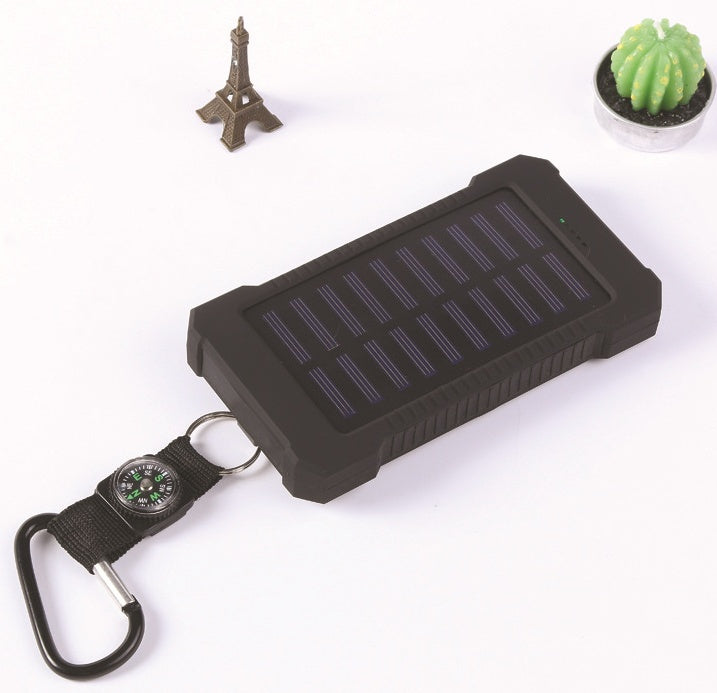 SolarNav Pro – Outdoor Waterproof Compass & Solar Power Bank
