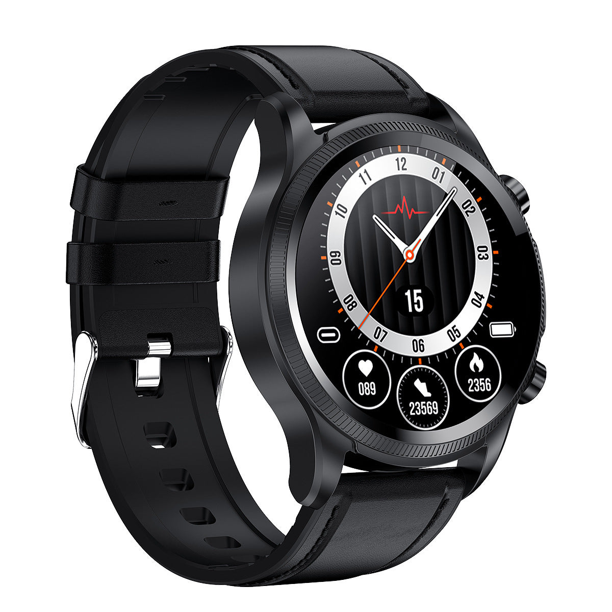 VitalSync Pro: Oxygen, ECG, Blood Pressure & Heart Rate Monitoring Smartwatch