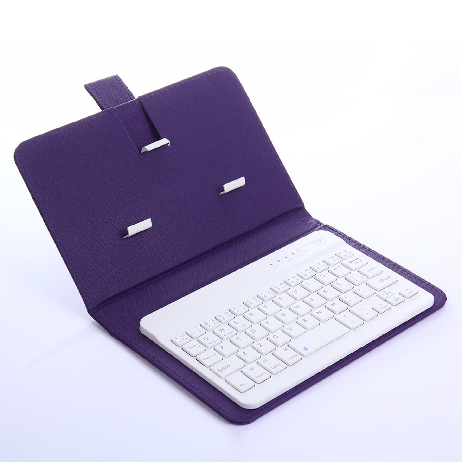 SlimPad™ Ultra-Thin Leather Bluetooth Keyboard Case for Mobile Phones – Elegance Meets Functionality