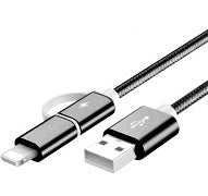 ChargeFlex™ 2-in-1 Fast Charging Cable (100cm) - USB Type-C & Micro USB Braided Cord