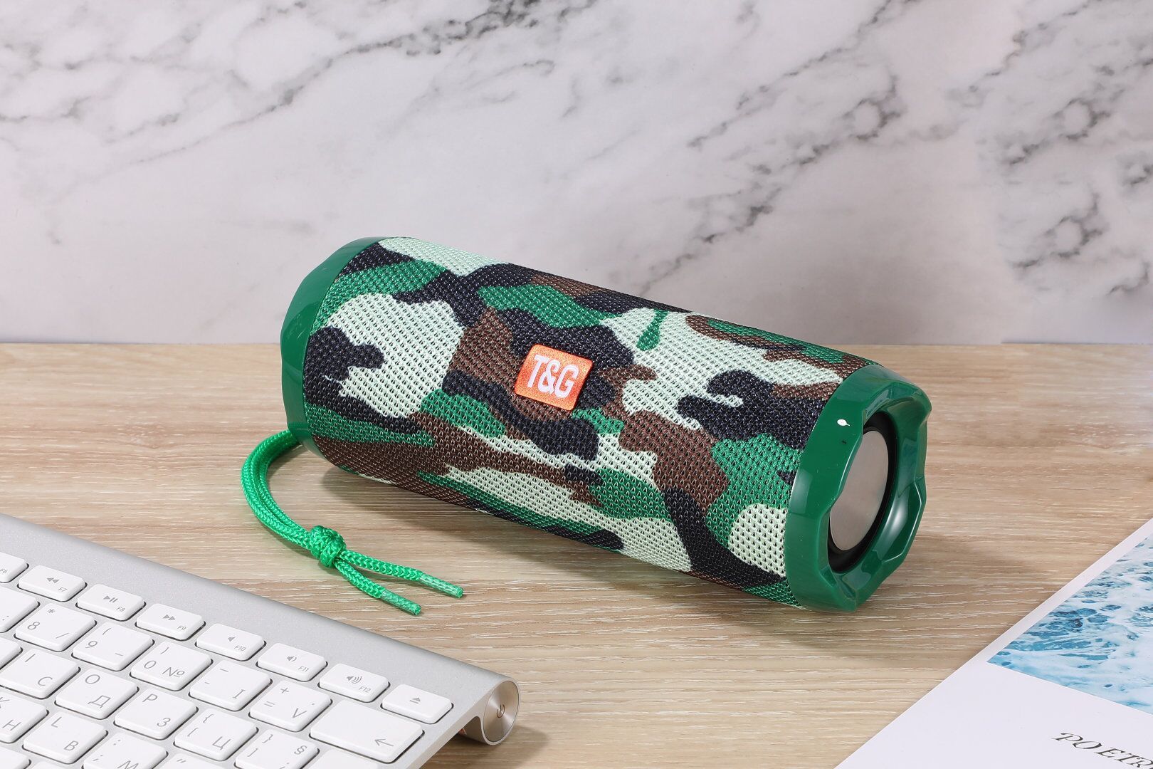 SoundFabric™ Portable Bluetooth Speaker with Card Holder