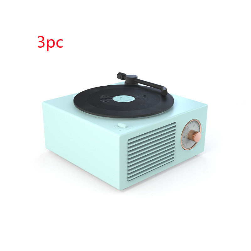 RetroSound Wireless Mini Phonograph – Bluetooth-Compatible Portable Speaker