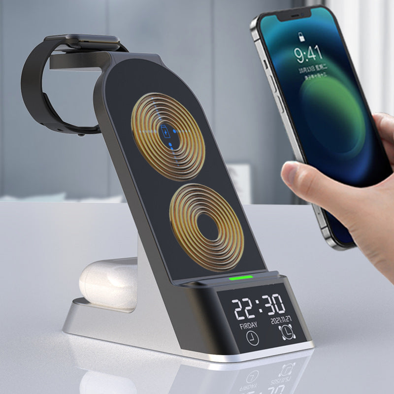 CreativeH35™ Multifunctional Wireless Charging Alarm Clock – Your All-in-One Smart Wake-Up Solution