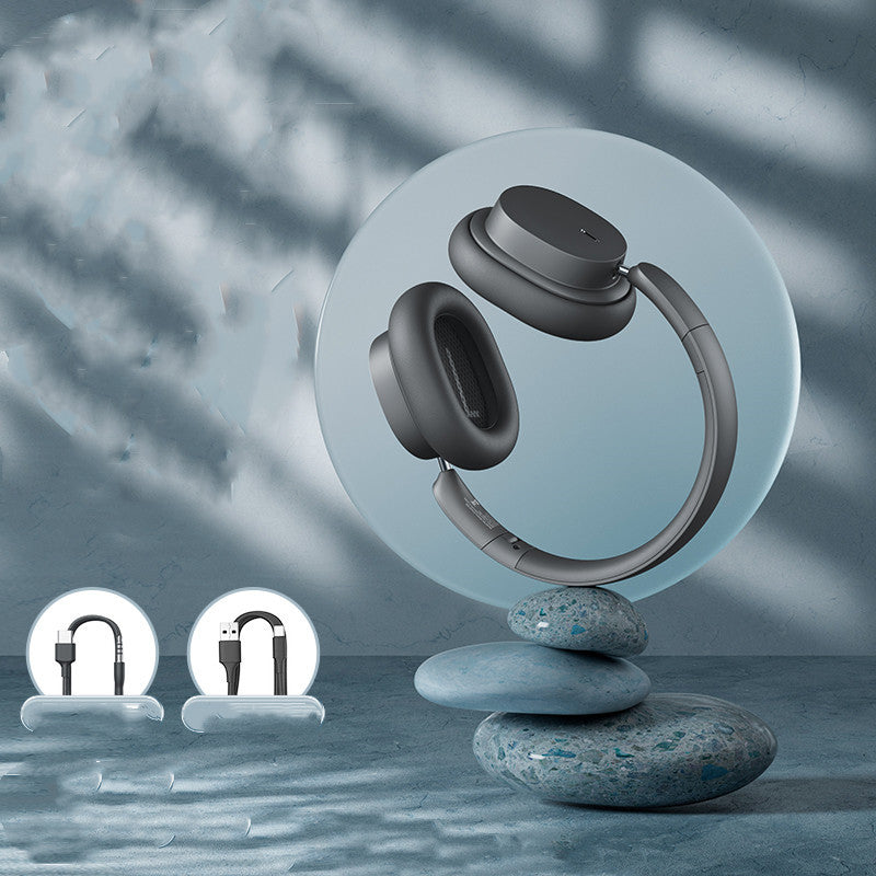 EchoSilk Halo — Wireless Bluetooth Head-Mounted Earphones with Advanced Noise Cancelling