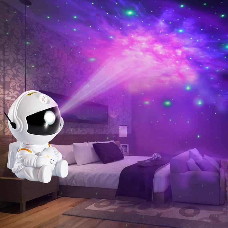 StellarGlow Mini Astronaut Star Projection Lamp