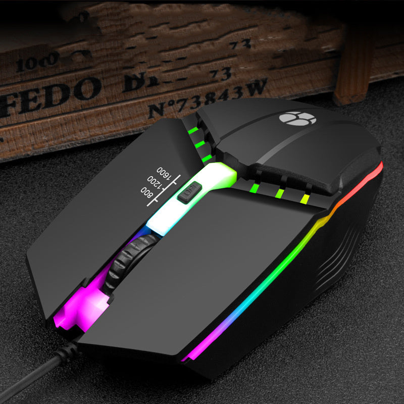 GlareStrike Pro – Wired USB Gaming Mouse