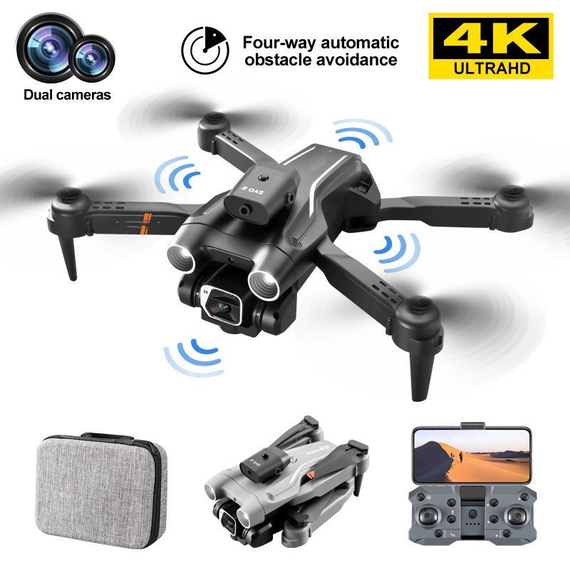 SkyVision™ 4K HD Aerial Photography Drone – Dual Camera, Folding Aircraft with Four-Axis Remote Control
