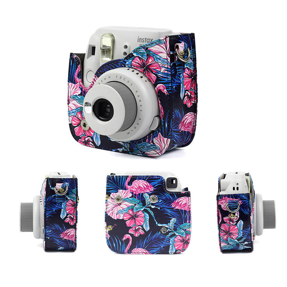 The LuxeGuard Mini Leather Camera Case