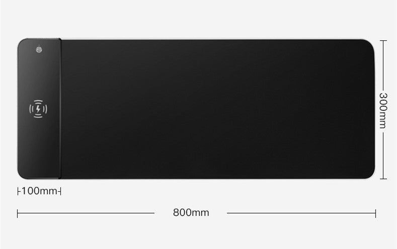 LumiCharge RGB Wireless Charging Mouse Pad – Illuminated, Fast-Charge Gaming Mat