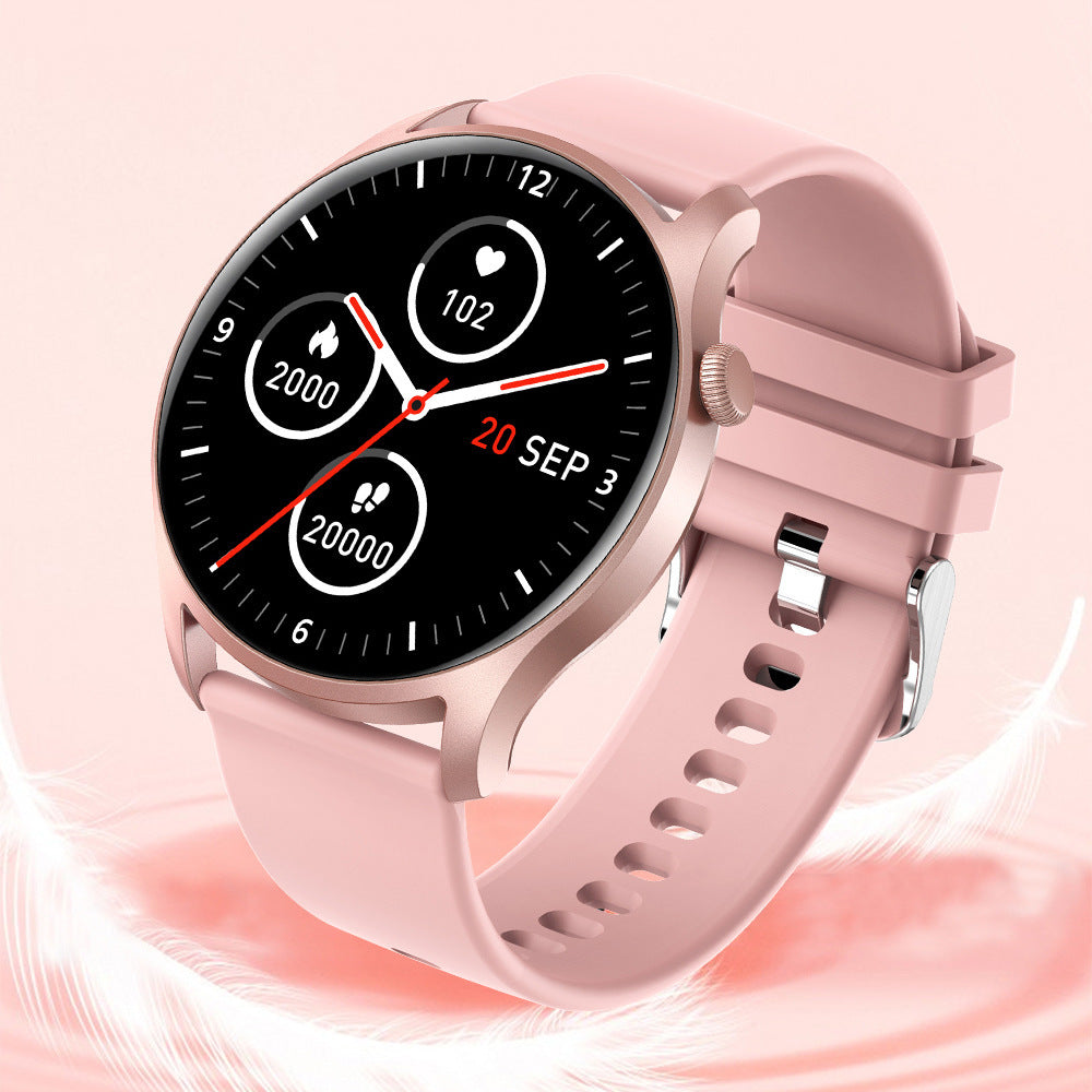 HealthTrack™: Bluetooth Smartwatch with Heart Rate & Blood Pressure Monitoring