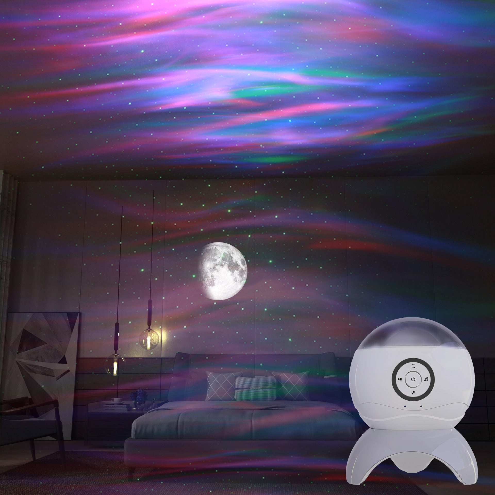StarGlow Buddy – Bluetooth Starry Sky Projector for Kids