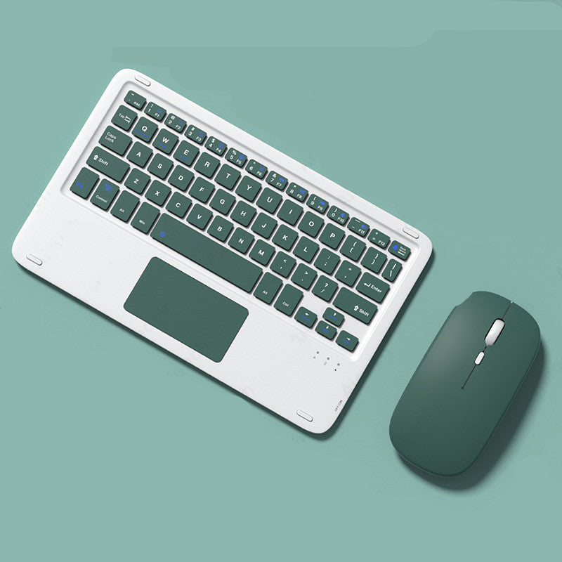 The SilentTouch™ – Mute Wireless Mouse & Touch Keyboard Combo