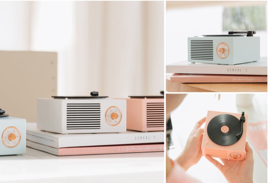RetroSound Mini: Wireless Bluetooth Vinyl Speaker