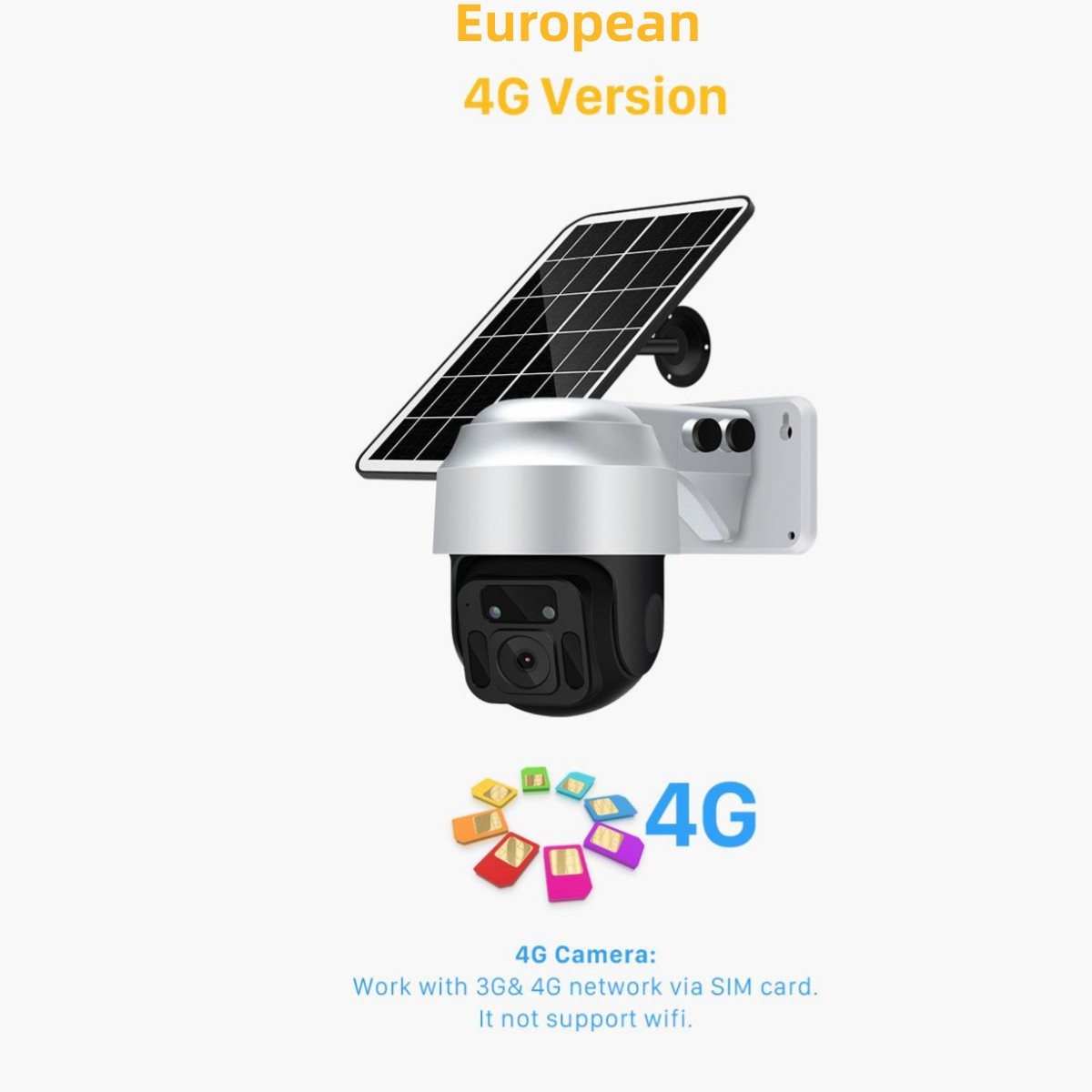 SolarGuard™ Solar Powered Wireless WiFi Surveillance Camera