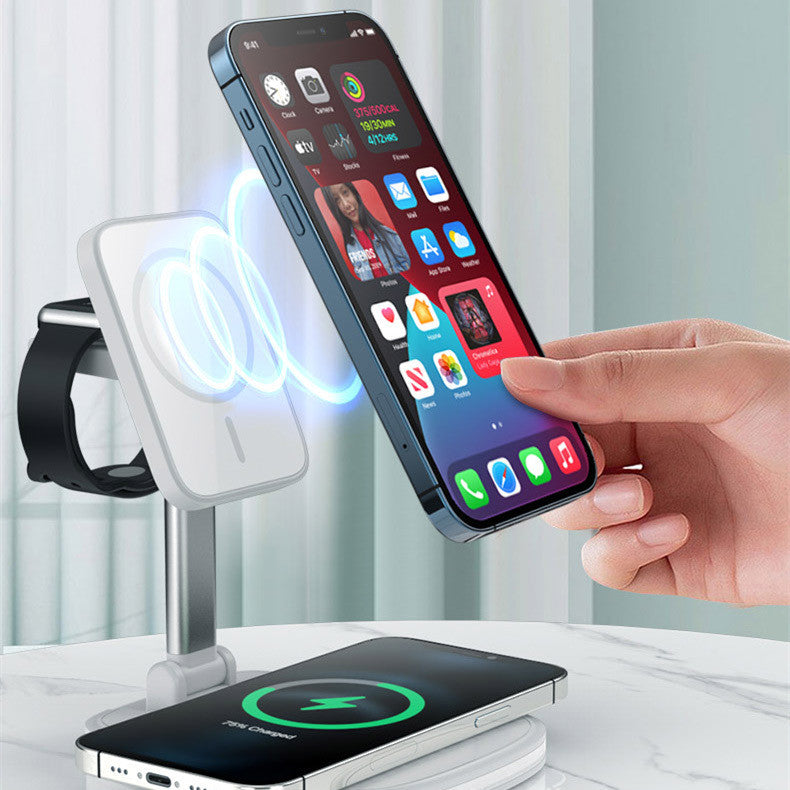 MagnaFold 3-in-1 Magnetic Wireless Charger