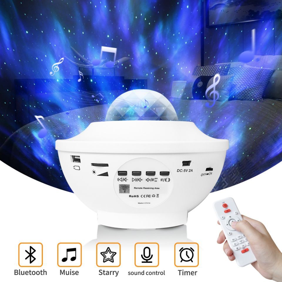 LumaBeat – LED Bluetooth Music Projector Light