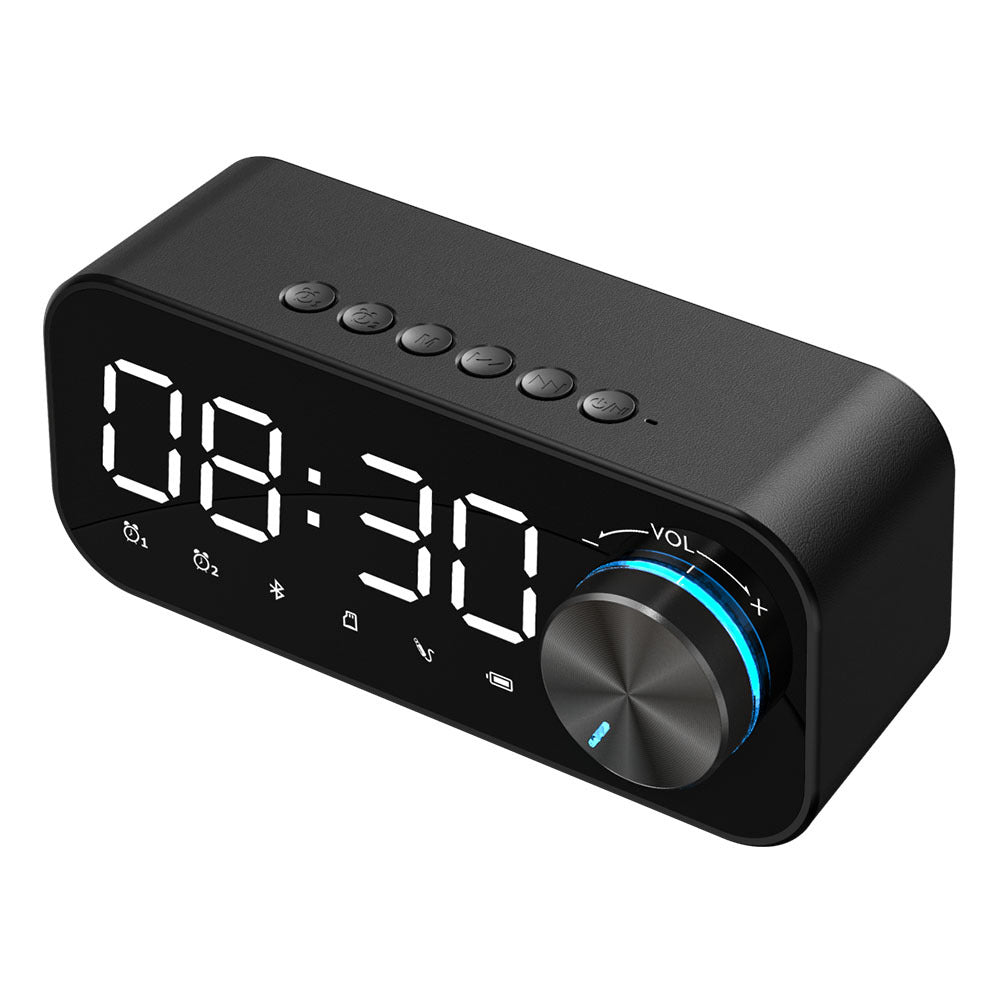 SonicRise Duo — Bluetooth Alarm Clock Speaker with LED Display