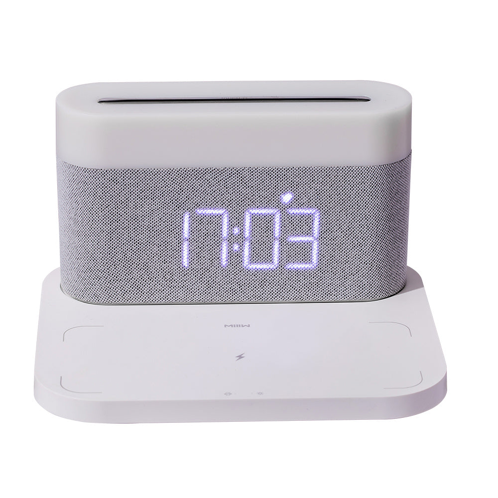 LumaCharge™ Wireless Charger Clock & Night Light