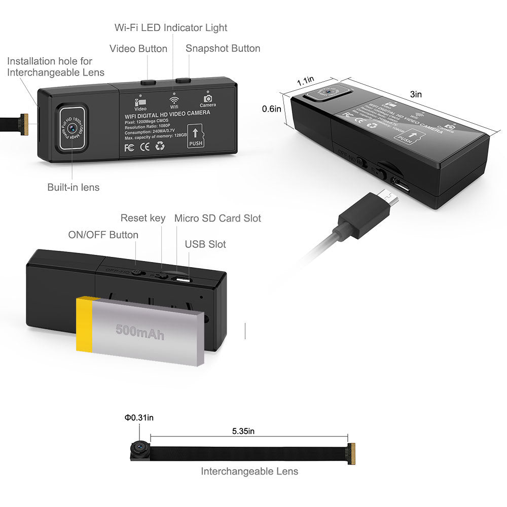 LumiGuard™ Elite 360 Wireless Camera Module