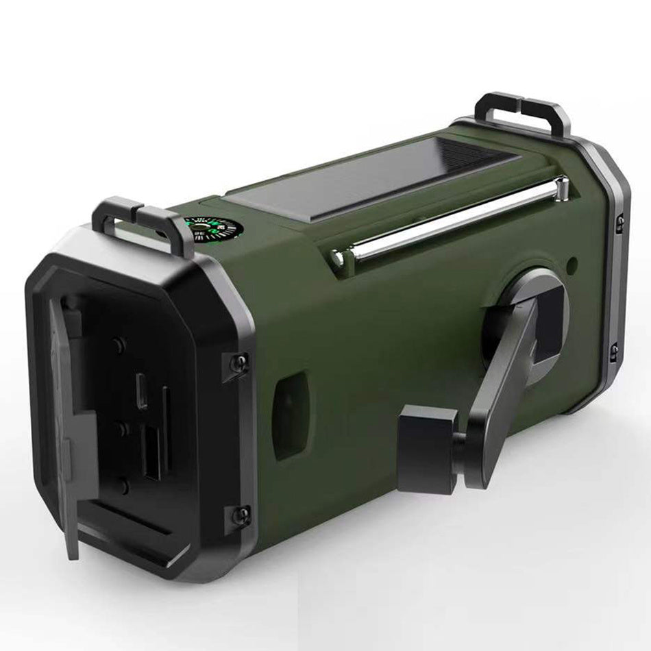 HelioCore™ X100 Emergency Solar Crank Radio & Power Hub
