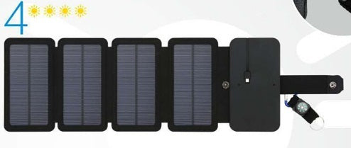 SolarPower™ Fold – Portable Outdoor Solar Panel Charger for Smartphones & Devices