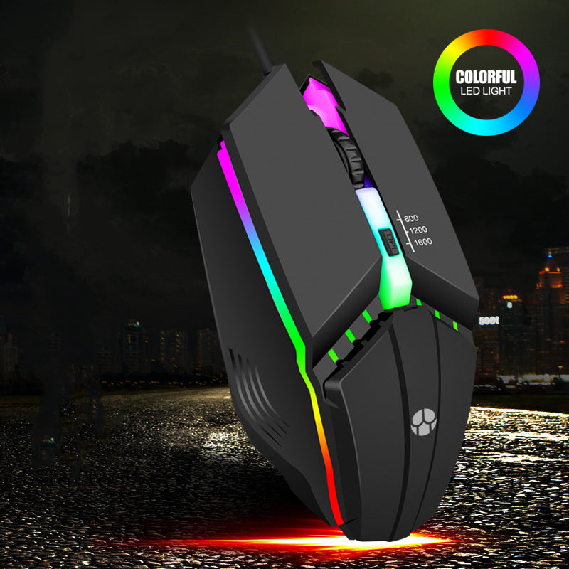 GlareStrike Pro – Wired USB Gaming Mouse