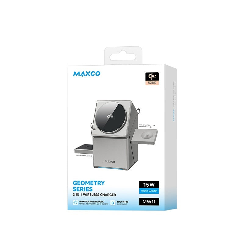 MagnaCharge™ Qi2 Magnetic Touch Rotating Wireless Charger