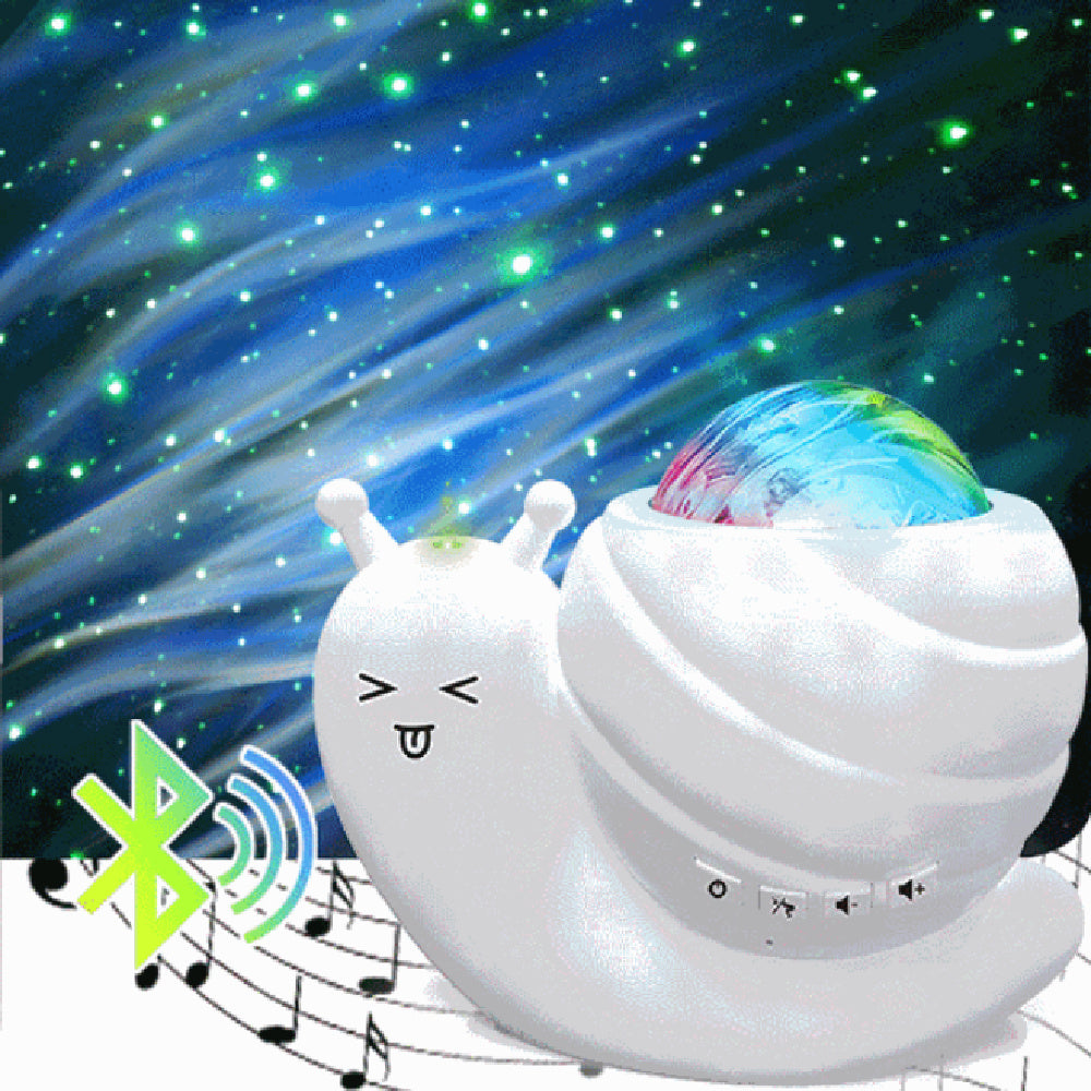 LumiShell™ Starry Snail Galaxy Projector